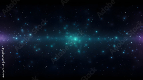 Digital dark green glitter starry sky abstract graphic poster background