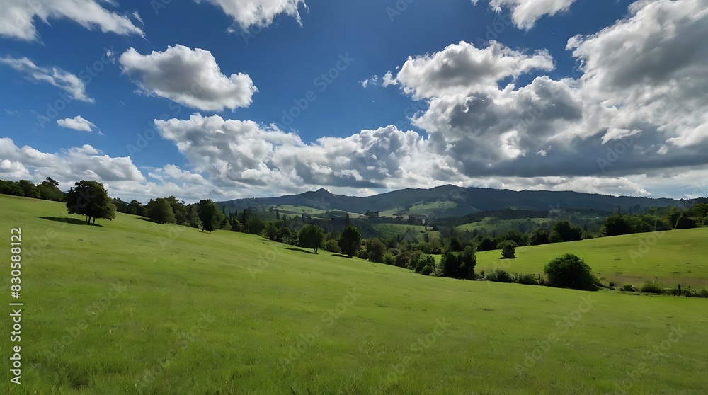 landscape with clouds