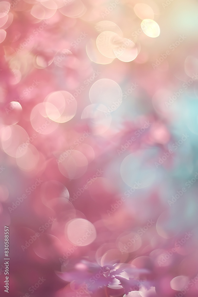 Fototapeta premium Soft pastel gradient background with a dreamy, abstract blur