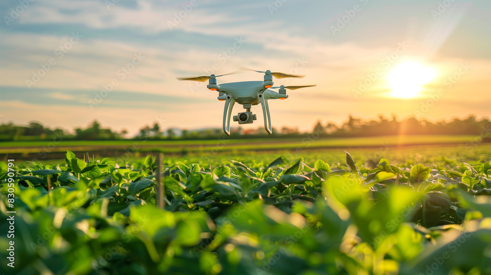 Depicting the Promise of AI in Agriculture: AI-Powered Drones and Sensors Monitoring Crop Health, Optimizing Irrigation, and Managing Pests for Sustainable Farming Depicting the Promise of AI in Agriculture: AI-Powered Drones and Sensors Monitoring Crop Health, Optimizing Irrigation, and Managing Pests for Sustainable Farming