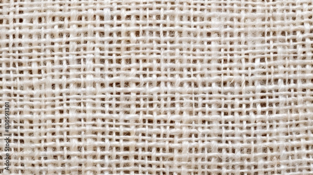 A tight shot of a white fabric, textured with a light brown mark on the left and a black speck on the right A tight shot of a white fabric, textured with a light brown mark on the left and a black speck on the right