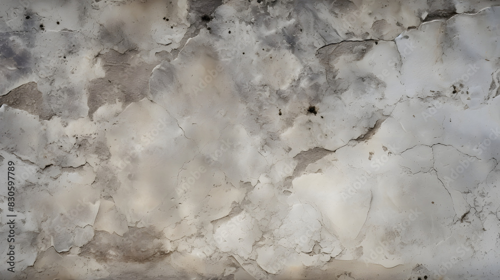 Fototapeta premium Digital retro gray and white concrete wall texture graphics poster background