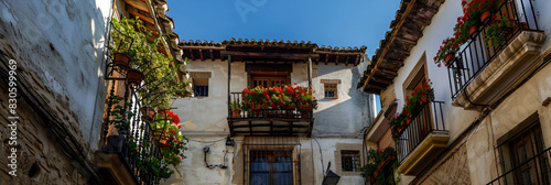  Granada Old Balconies,
Traditional balcony in Villanueva de la Vera, Caceres, Extremadura, Spain photo