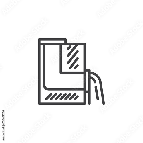 Drainage System line icon