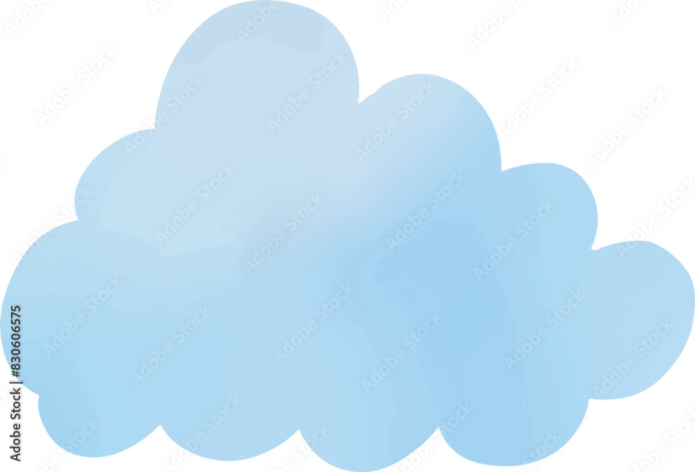 The blue clouds look soft and have big The blue clouds look soft and have big