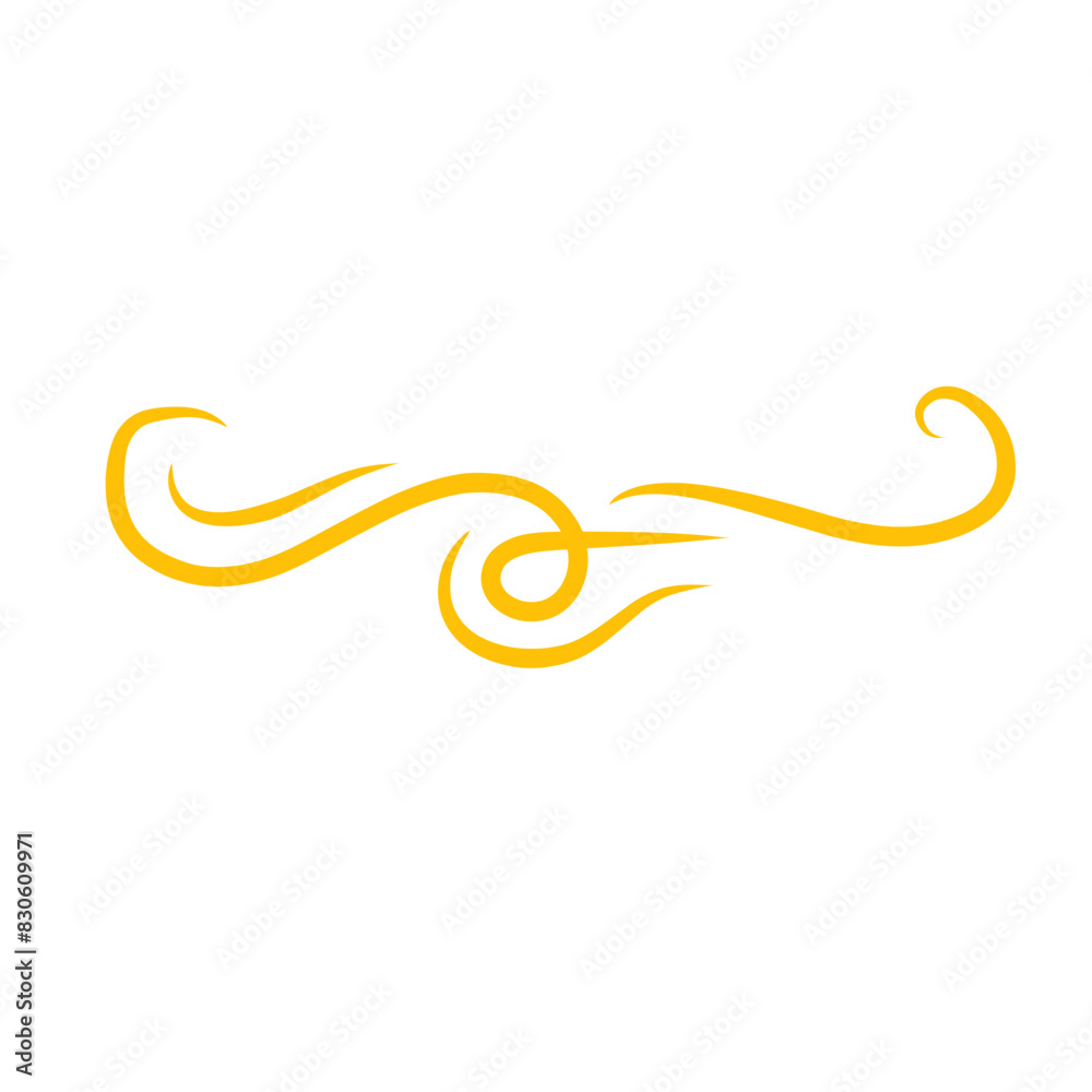 Swirl gold ornament Swirl gold ornament