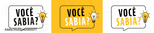 Você sabia ?