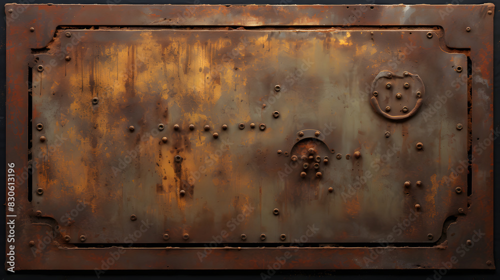 Digital rusted old painted metal sheet graphics poster background Digital rusted old painted metal sheet graphics poster background