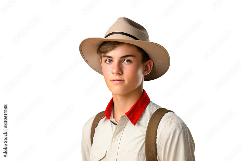 The Whimsical Adventures of a Hat-Wearing Boy on White or PNG Transparent Background. The Whimsical Adventures of a Hat-Wearing Boy on White or PNG Transparent Background.