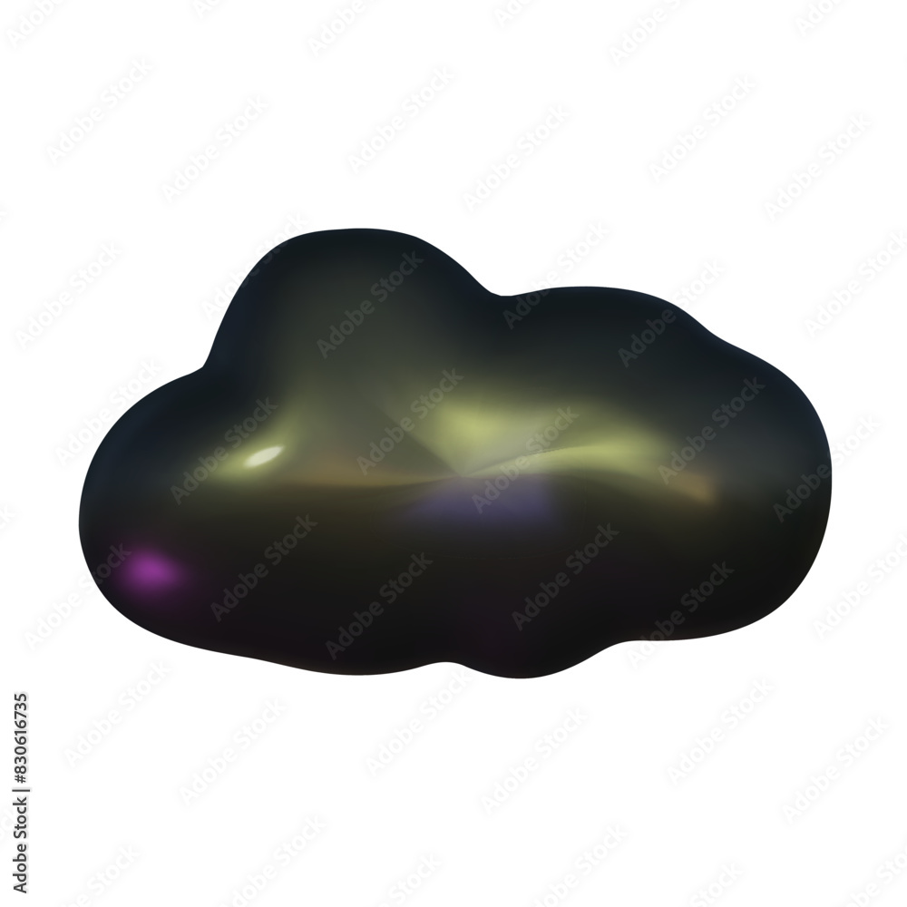 3d abstract y2k shape black isolated. Metal chrome black playful element for design. 3d y2k doodle memphis shape. Vector cartoon illustration 3d abstract y2k shape black isolated. Metal chrome black playful element for design. 3d y2k doodle memphis shape. Vector cartoon illustration