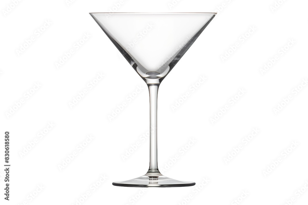 Crystal Elegance: A Martini Glass Catching Moonlight on White or PNG Transparent Background. Crystal Elegance: A Martini Glass Catching Moonlight on White or PNG Transparent Background.