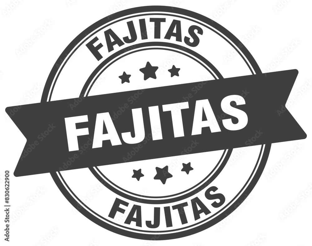 fajitas stamp. fajitas label on transparent background. round sign fajitas stamp. fajitas label on transparent background. round sign