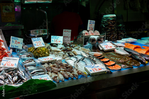 Fischmarkt, Meeresfrüchte, Shopping, Markt, Spanien, Urlaub, Travel