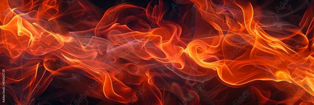 Untamed Beauty of Fiery Waves Untamed Beauty of Fiery Waves