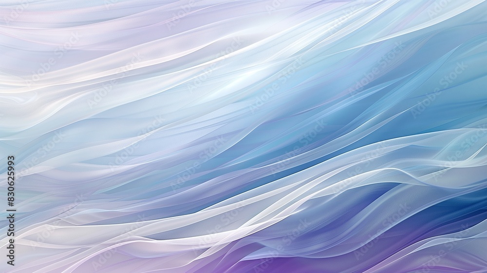 A serene wallpaper with soft, flowing stripes in soothing hues of sky blue, lavender, and white, evoking a peaceful and tranquil ambiance, A serene wallpaper with soft, flowing stripes in soothing hues of sky blue, lavender, and white, evoking a peaceful and tranquil ambiance,