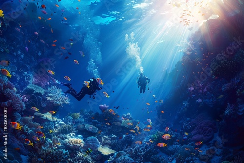 Dive under the sea
