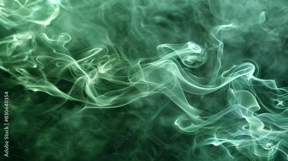 Harmonious jade green smoke blends natural elegance, ideal for tranquil designs, Harmonious jade green smoke blends natural elegance, ideal for tranquil designs,