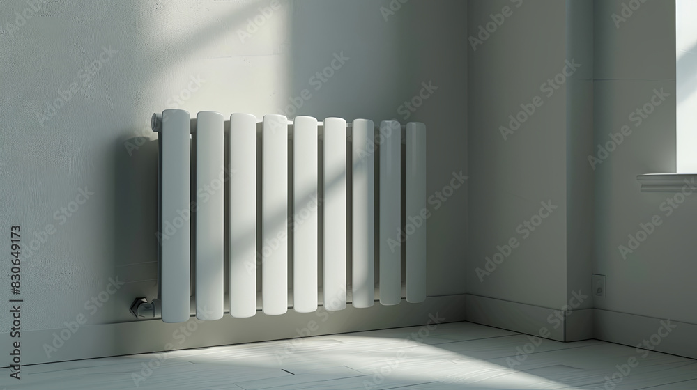Obraz premium Modern radiator at home