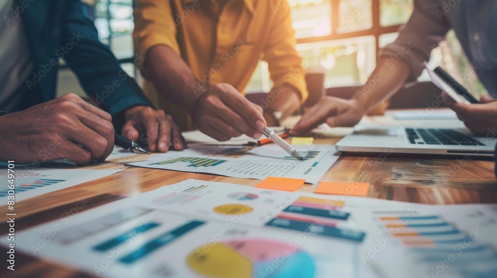 Data-driven marketing strategy for startups: Collaboration is key. Startup team analyzes data to fuel strategic marketing decisions. Data-driven marketing strategy for startups: Collaboration is key. Startup team analyzes data to fuel strategic marketing decisions.