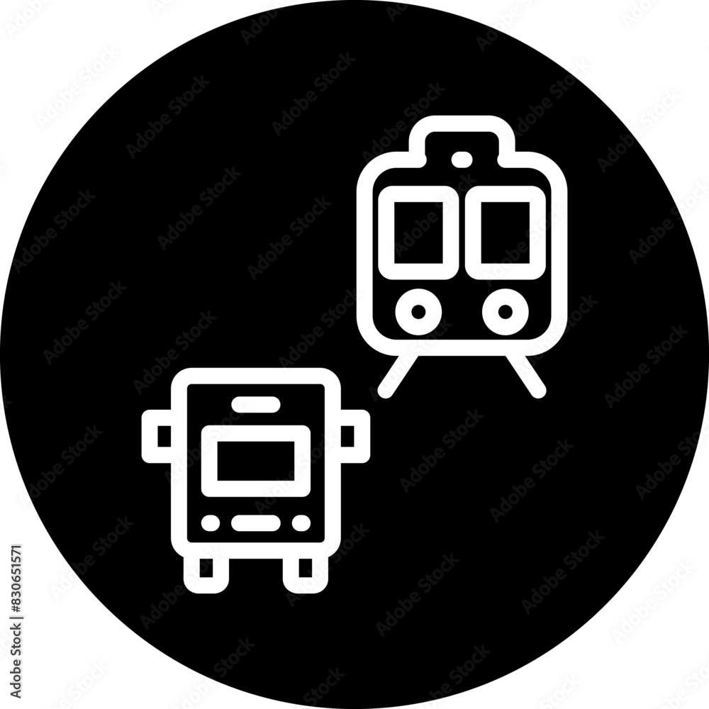 Vector Design Public Transport Icon Style Vector Design Public Transport Icon Style