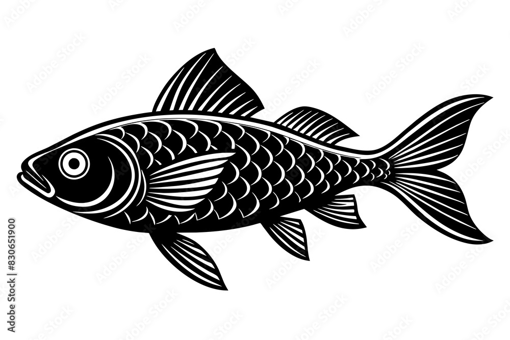 fish silhouette vector illustration fish silhouette vector illustration