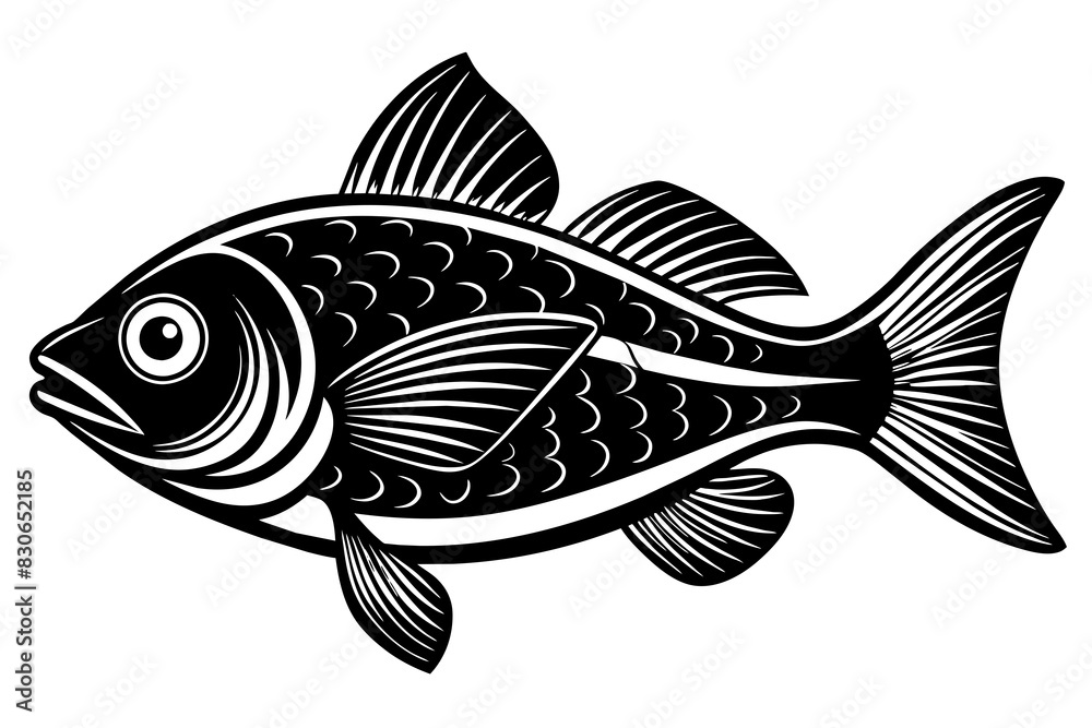 fish silhouette vector illustration fish silhouette vector illustration