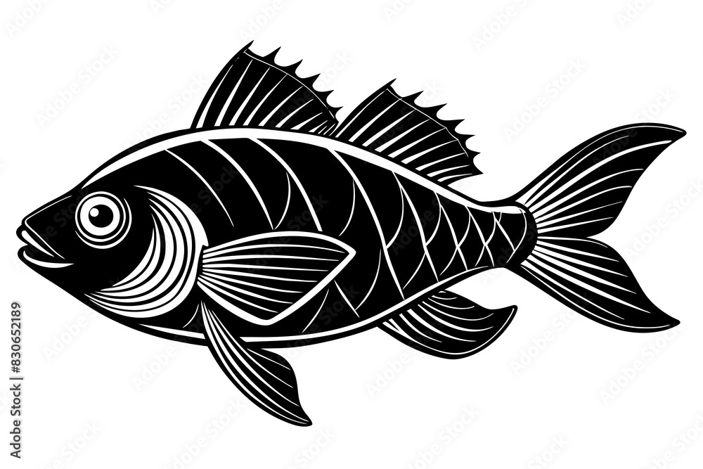 fish silhouette vector illustration fish silhouette vector illustration