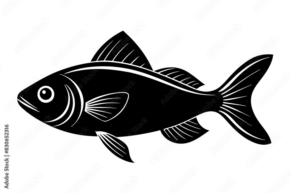 fish silhouette vector illustration fish silhouette vector illustration