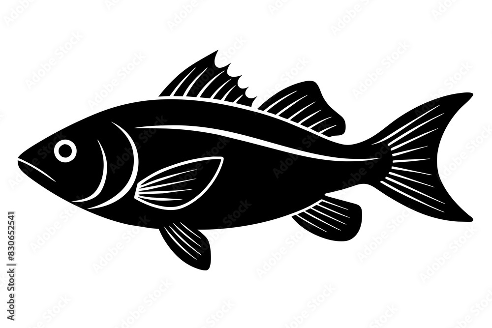 fish silhouette vector illustration fish silhouette vector illustration