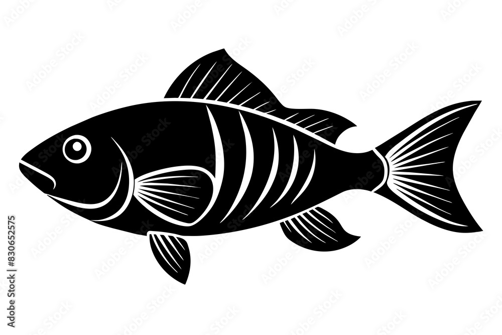 fish silhouette vector illustration fish silhouette vector illustration