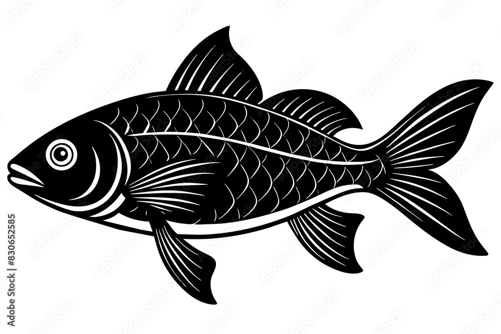 fish silhouette vector illustration fish silhouette vector illustration