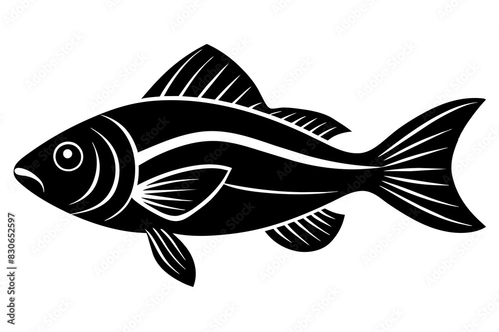 fish silhouette vector illustration fish silhouette vector illustration
