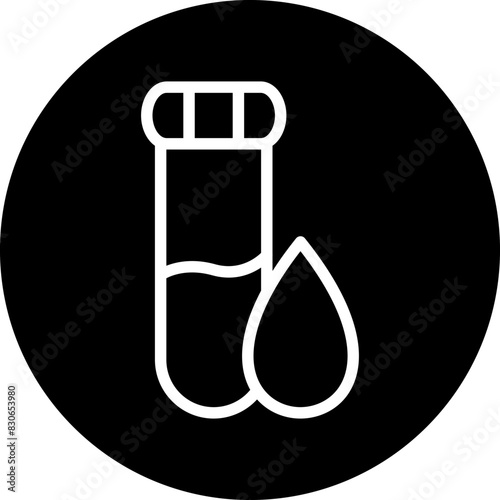 Vector Design Test Tubes Icon Style photo