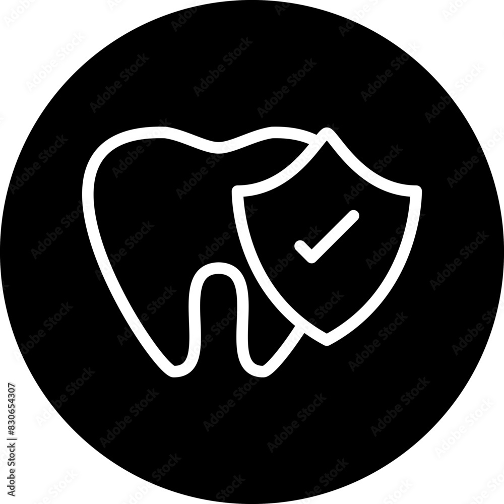 Vector Design Tooth Protection Icon Style Vector Design Tooth Protection Icon Style