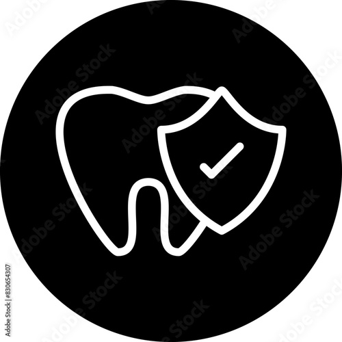 Vector Design Tooth Protection Icon Style