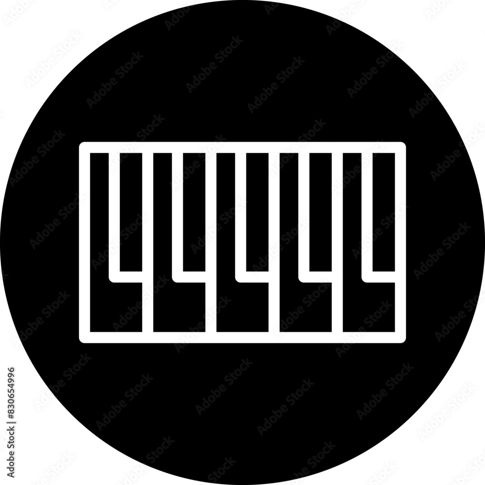 Vector Design Piano keyboard Icon Style Vector Design Piano keyboard Icon Style