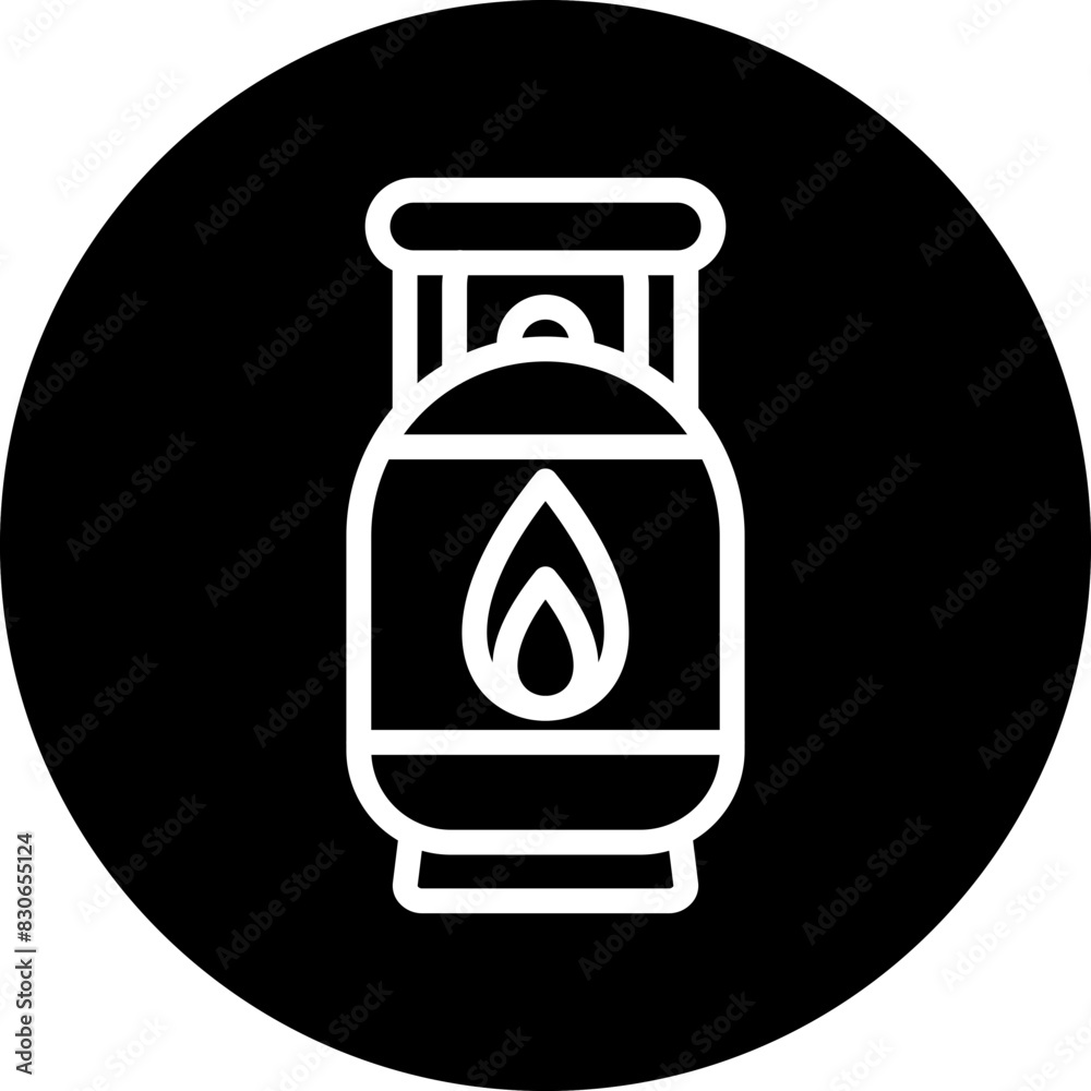 Vector Design Gas Cylinder Icon Style Vector Design Gas Cylinder Icon Style
