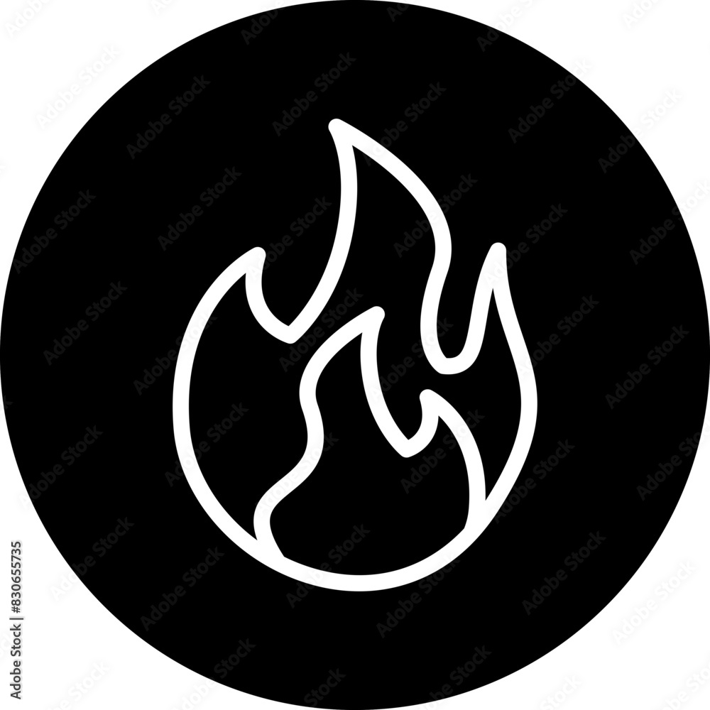 Vector Design Fire Icon Style Vector Design Fire Icon Style