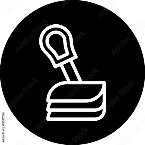 Vector Design Car Shift Icon Style
