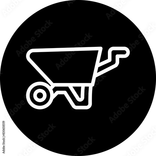 Vector Design Wheelbarrow Icon Style