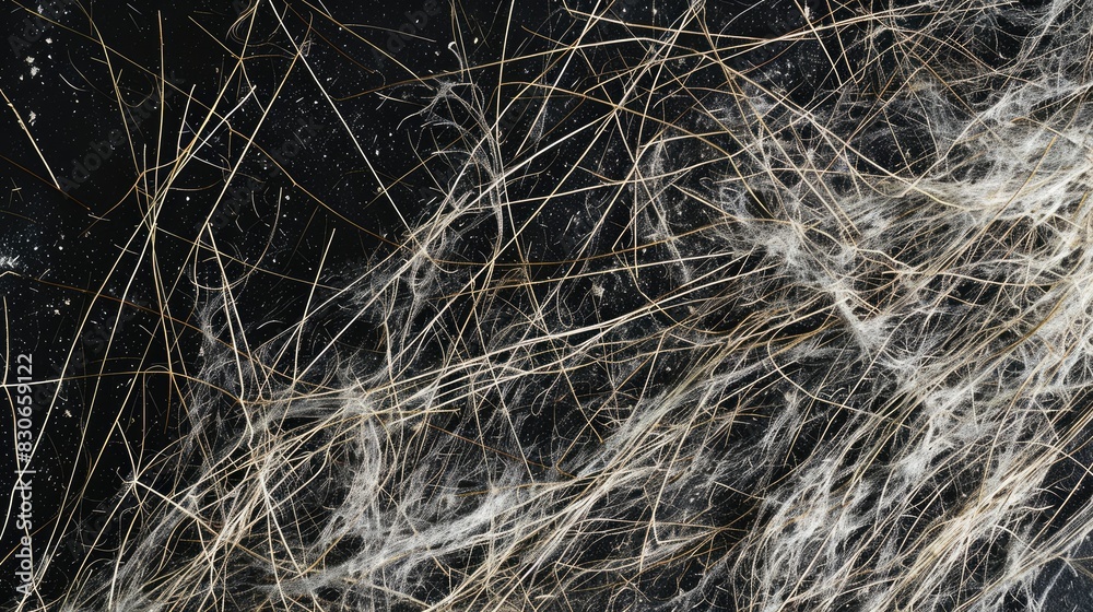 White and black withered grass that has been flattened into a shape White and black withered grass that has been flattened into a shape