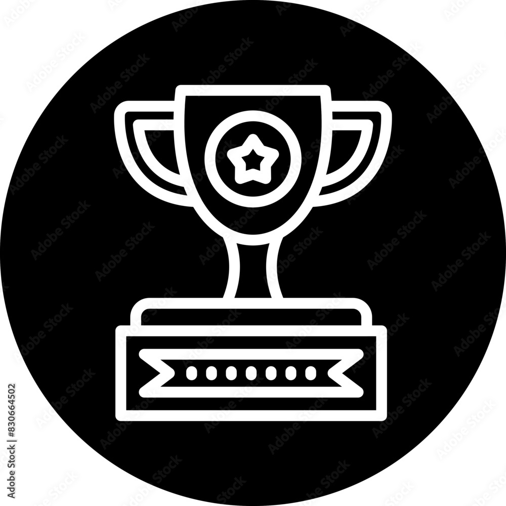 Vector Design Trophy Icon Style Vector Design Trophy Icon Style