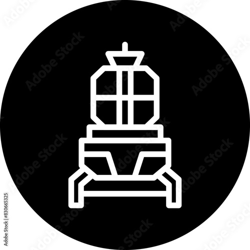 Vector Design Lander Icon Style