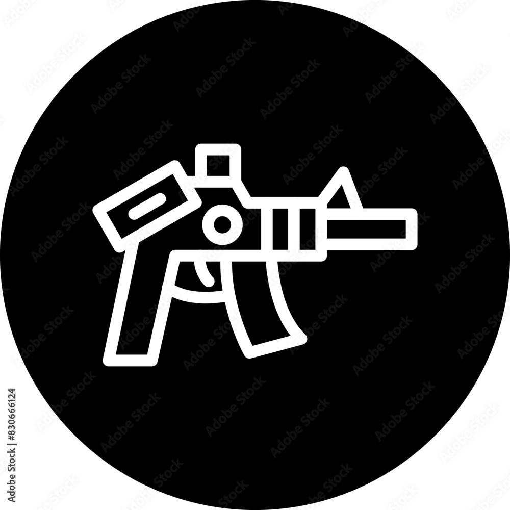 Vector Design Rifle Icon Style Vector Design Rifle Icon Style
