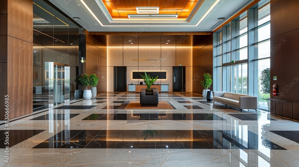 Futuristic Corporate Headquarters with Sleek Design and State-of-the-Art Amenities Futuristic Corporate Headquarters with Sleek Design and State-of-the-Art Amenities