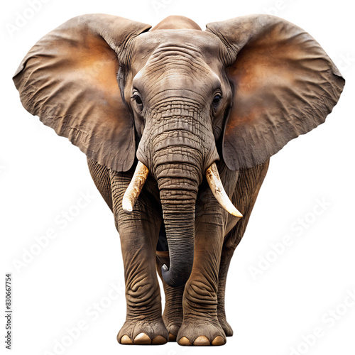 elephant on transparent background