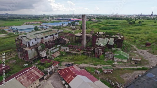 An Old abandoned sugar factory photo