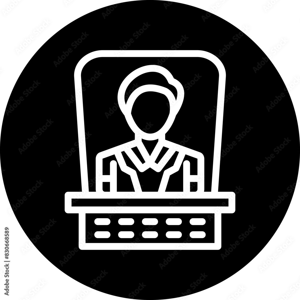 Vector Design Boss Icon Style Vector Design Boss Icon Style