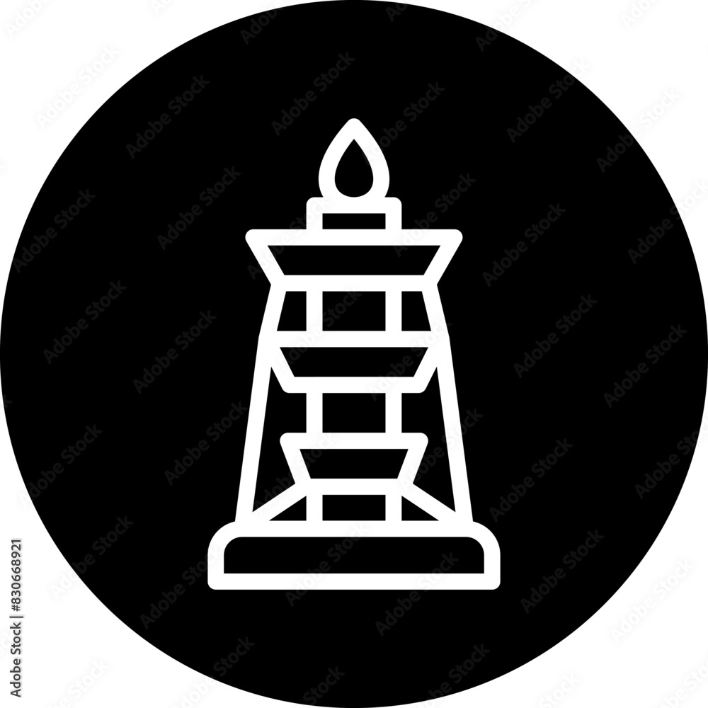 Vector Design Derrick Icon Style Vector Design Derrick Icon Style