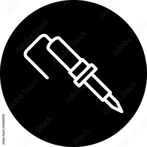 Vector Design Soldering Iron Icon Style